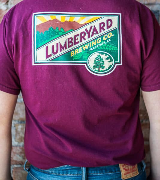 Lumberyard Maroon Tee