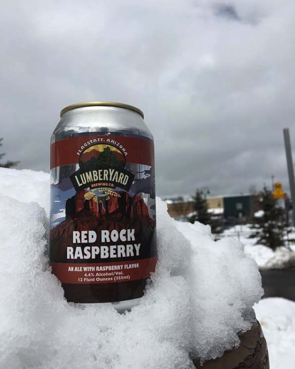 Red Rock Raspberry beer can