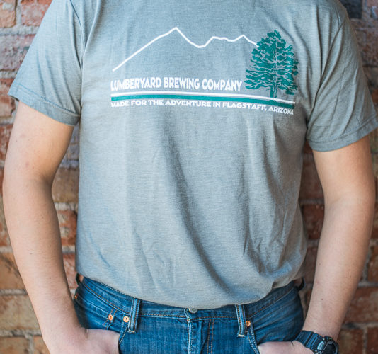 Grey lumberyard logo shirt