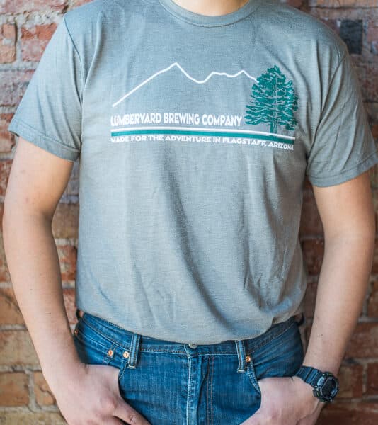 Grey lumberyard logo shirt