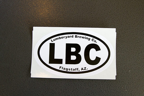 LBC black and white sticker