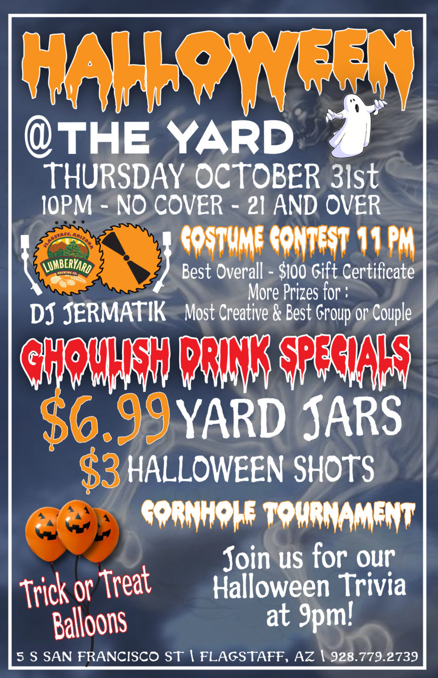 Halloween The Yard! Lumberyard Brewing Co. Flagstaff, AZ